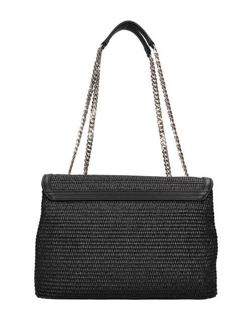 Borsa Malibu in rafia ed ecopelle LA CARRIE | 141M-WM-230-RAENERO